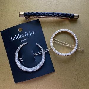 Set of 3 Hoodie & Jo Moon Hair Pins/Clips